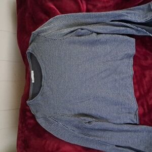 Really cool zara split sleeve ribbed top